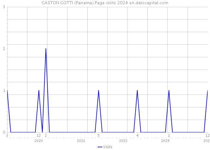 GASTON GOTTI (Panama) Page visits 2024 