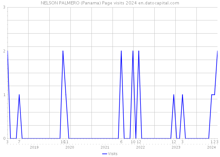 NELSON PALMERO (Panama) Page visits 2024 