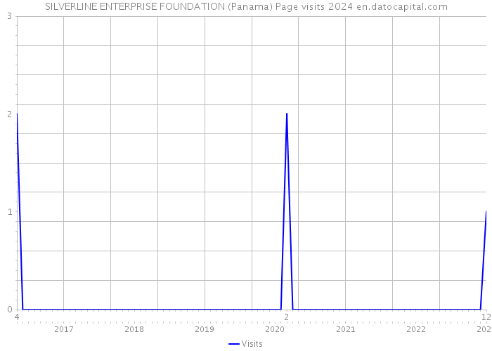 SILVERLINE ENTERPRISE FOUNDATION (Panama) Page visits 2024 