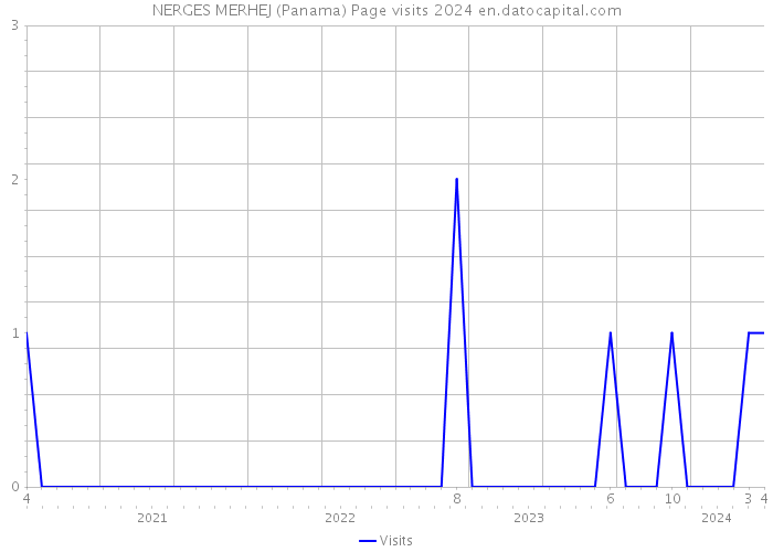 NERGES MERHEJ (Panama) Page visits 2024 