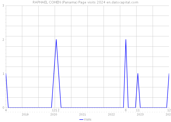 RAPHAEL COHEN (Panama) Page visits 2024 