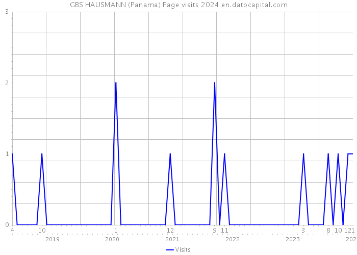 GBS HAUSMANN (Panama) Page visits 2024 
