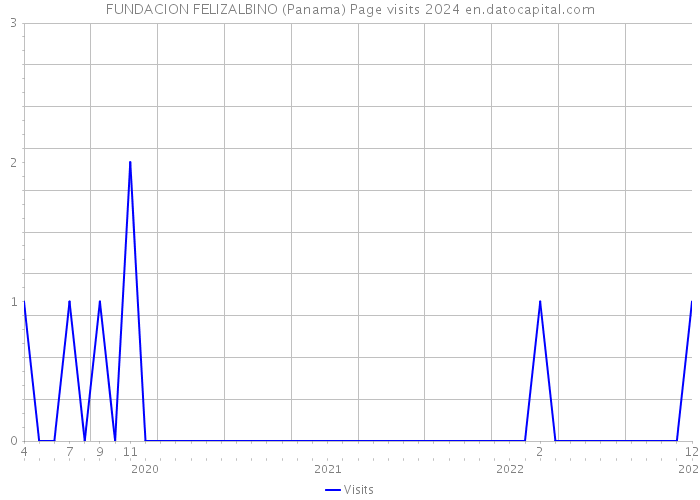 FUNDACION FELIZALBINO (Panama) Page visits 2024 