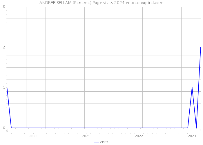 ANDREE SELLAM (Panama) Page visits 2024 