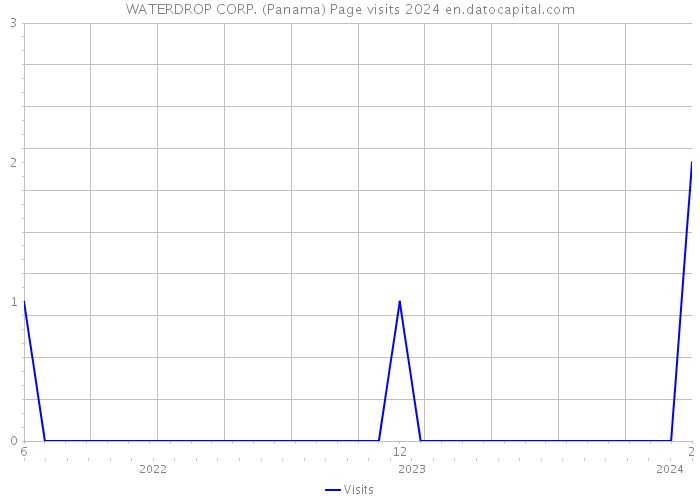 WATERDROP CORP. (Panama) Page visits 2024 