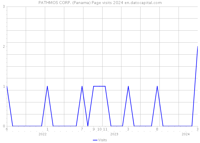 PATHMOS CORP. (Panama) Page visits 2024 