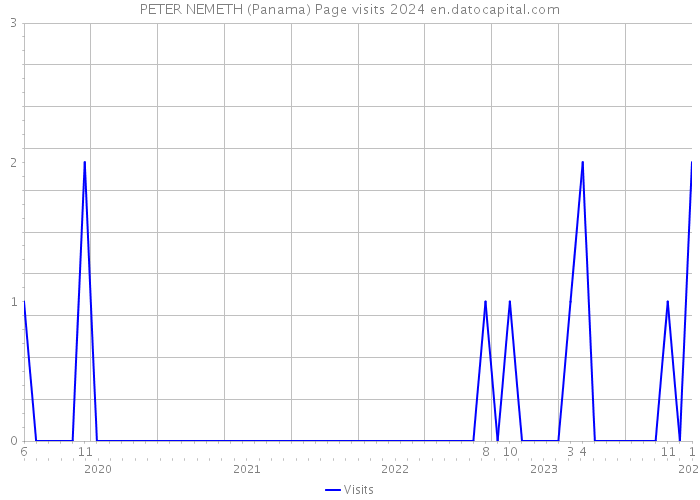 PETER NEMETH (Panama) Page visits 2024 
