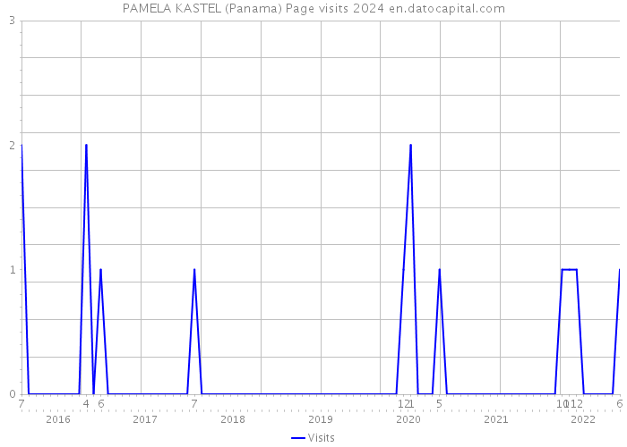 PAMELA KASTEL (Panama) Page visits 2024 