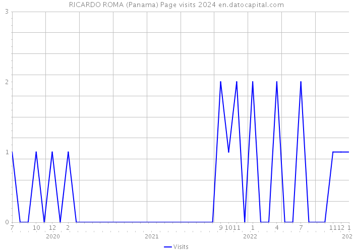 RICARDO ROMA (Panama) Page visits 2024 