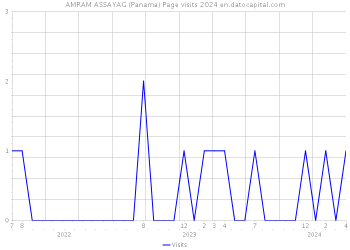 AMRAM ASSAYAG (Panama) Page visits 2024 