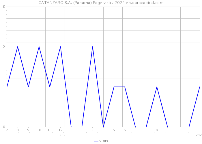 CATANZARO S.A. (Panama) Page visits 2024 