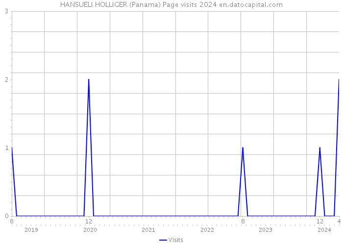 HANSUELI HOLLIGER (Panama) Page visits 2024 