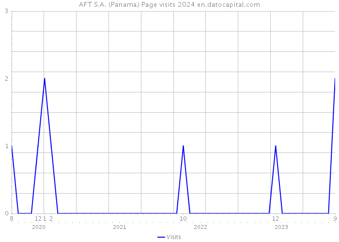 AFT S.A. (Panama) Page visits 2024 