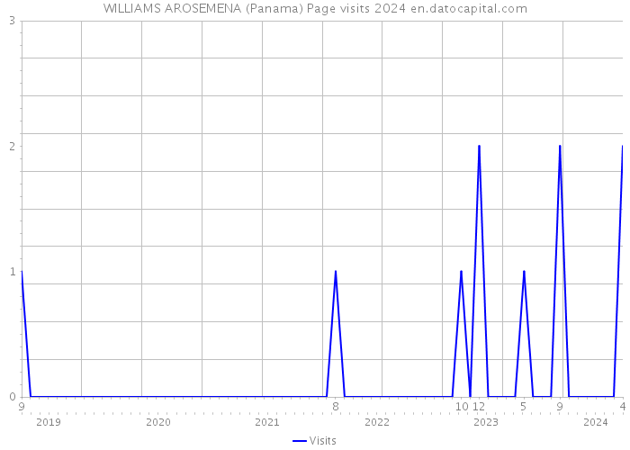 WILLIAMS AROSEMENA (Panama) Page visits 2024 