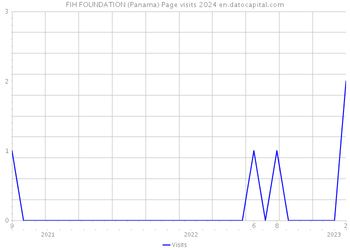 FIH FOUNDATION (Panama) Page visits 2024 