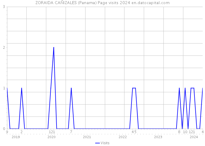 ZORAIDA CAÑIZALES (Panama) Page visits 2024 