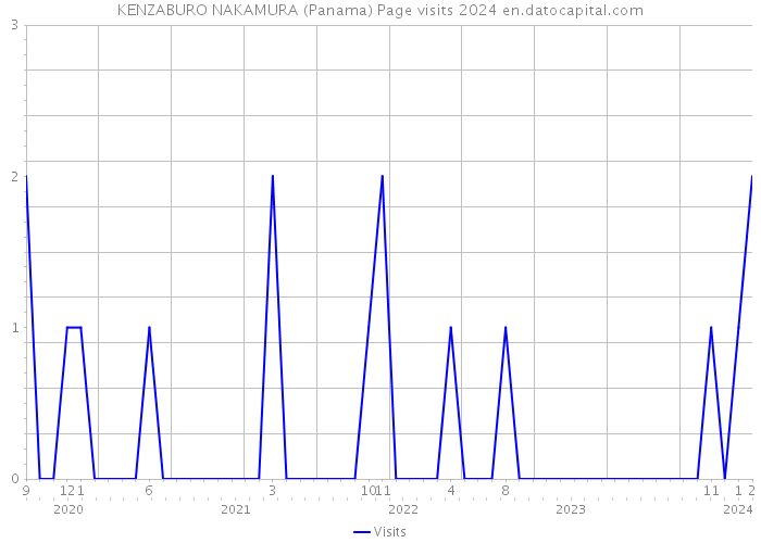 KENZABURO NAKAMURA (Panama) Page visits 2024 