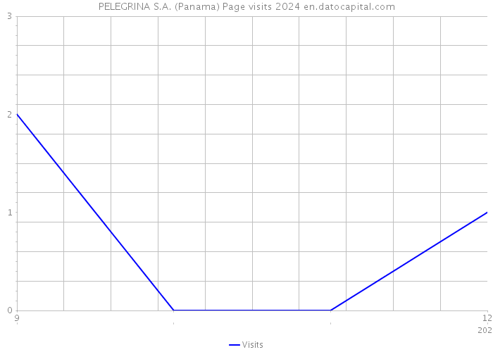 PELEGRINA S.A. (Panama) Page visits 2024 