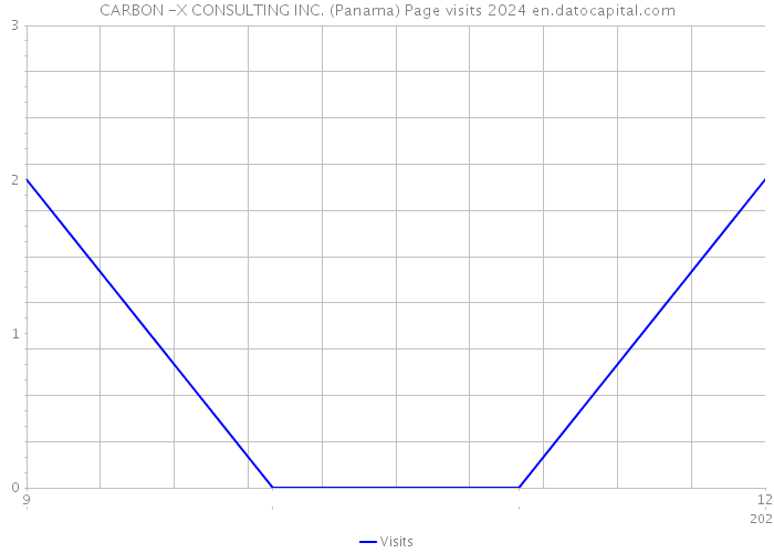 CARBON -X CONSULTING INC. (Panama) Page visits 2024 