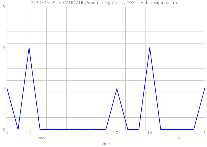 PARIO ZANELLA CANCIANI (Panama) Page visits 2024 