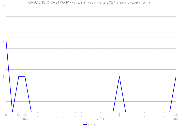 GAUDENCIO CASTRO JR (Panama) Page visits 2024 
