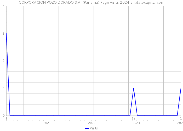 CORPORACION POZO DORADO S.A. (Panama) Page visits 2024 