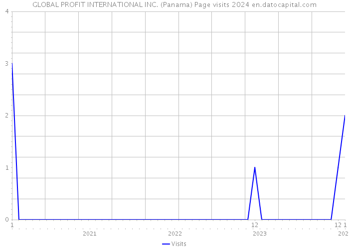 GLOBAL PROFIT INTERNATIONAL INC. (Panama) Page visits 2024 