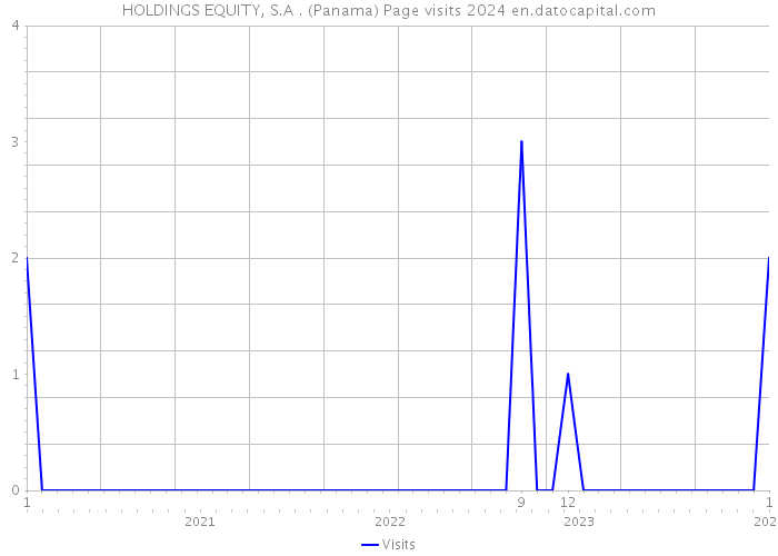 HOLDINGS EQUITY, S.A . (Panama) Page visits 2024 