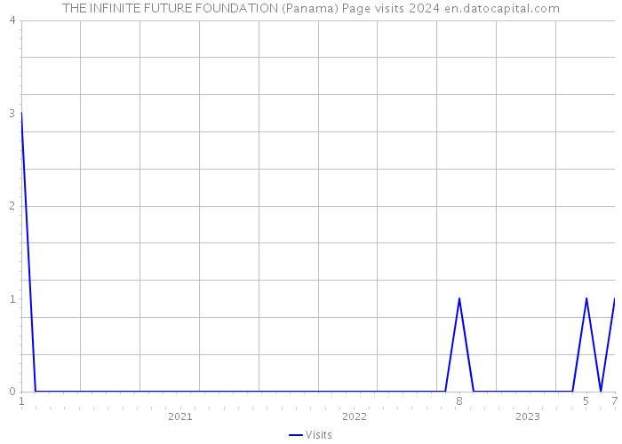 THE INFINITE FUTURE FOUNDATION (Panama) Page visits 2024 