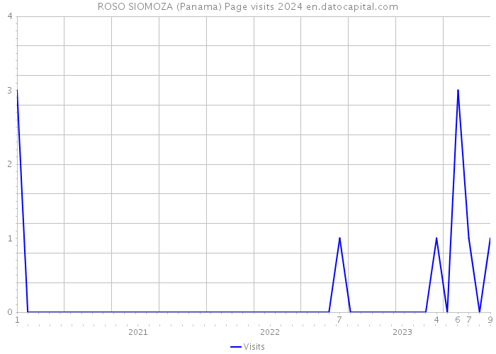 ROSO SIOMOZA (Panama) Page visits 2024 