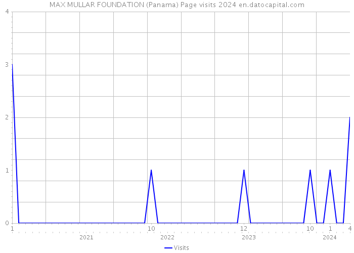 MAX MULLAR FOUNDATION (Panama) Page visits 2024 