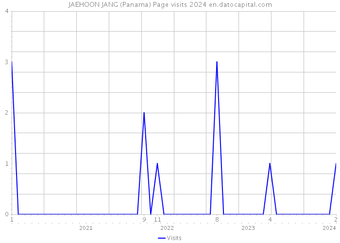 JAEHOON JANG (Panama) Page visits 2024 