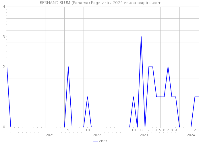 BERNAND BLUM (Panama) Page visits 2024 