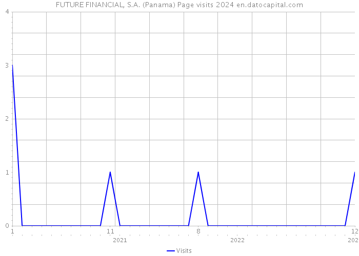 FUTURE FINANCIAL, S.A. (Panama) Page visits 2024 
