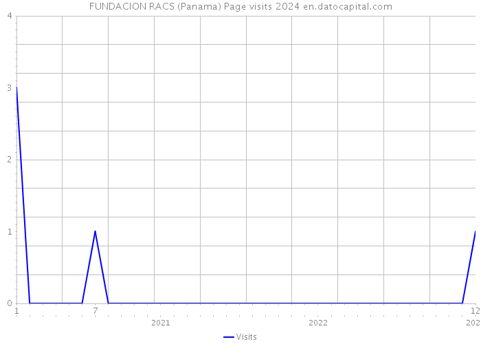 FUNDACION RACS (Panama) Page visits 2024 