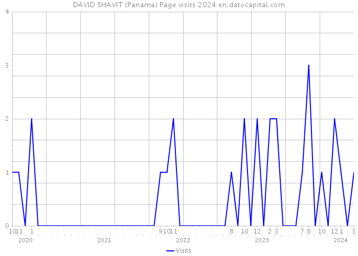 DAVID SHAVIT (Panama) Page visits 2024 