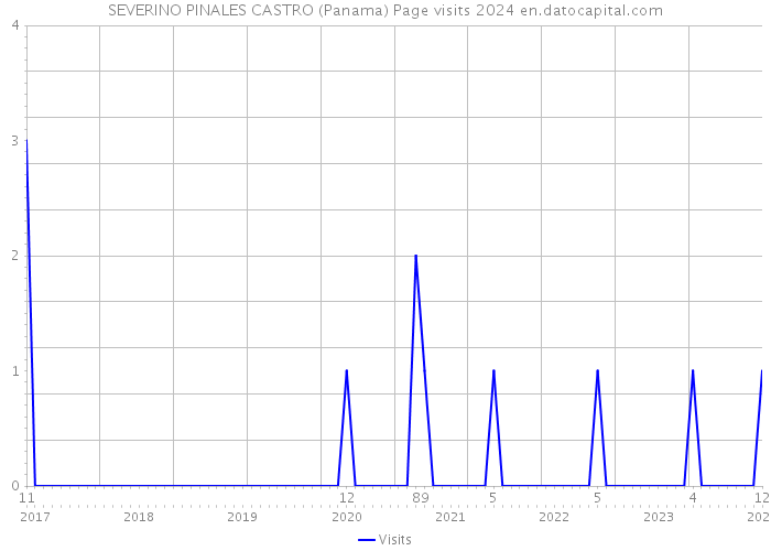 SEVERINO PINALES CASTRO (Panama) Page visits 2024 