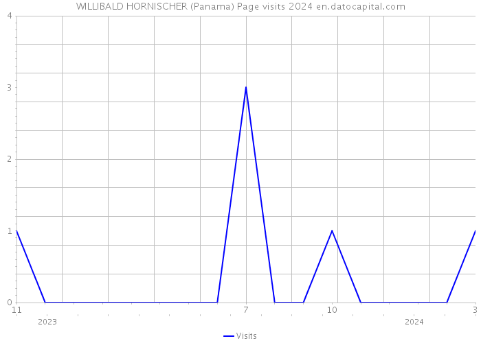WILLIBALD HORNISCHER (Panama) Page visits 2024 