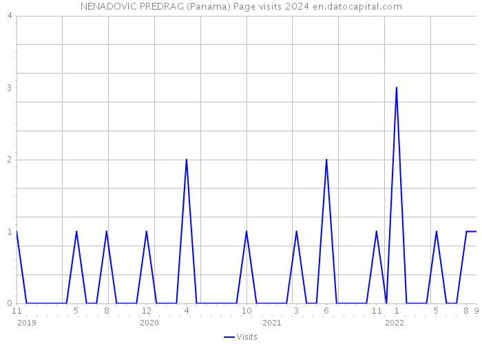 NENADOVIC PREDRAG (Panama) Page visits 2024 