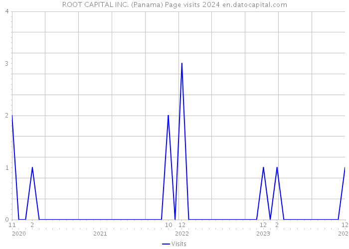 ROOT CAPITAL INC. (Panama) Page visits 2024 