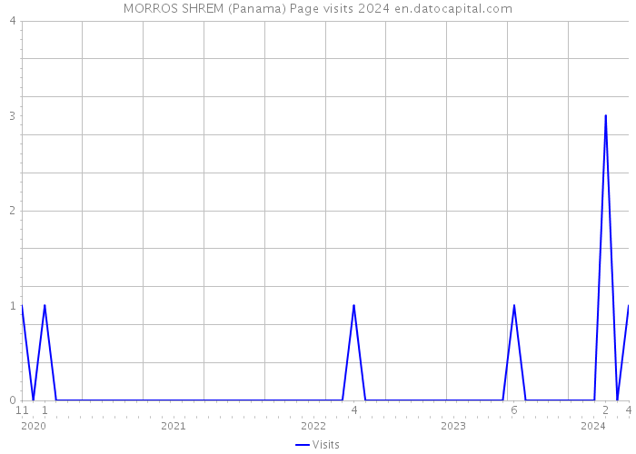 MORROS SHREM (Panama) Page visits 2024 