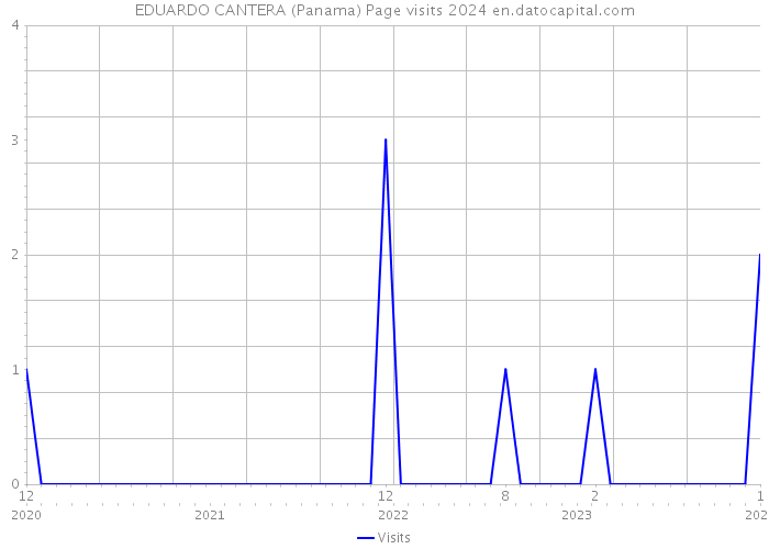 EDUARDO CANTERA (Panama) Page visits 2024 