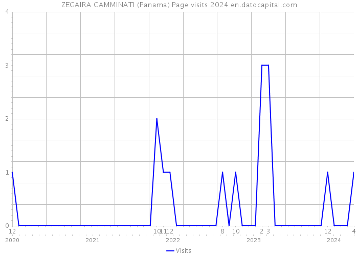 ZEGAIRA CAMMINATI (Panama) Page visits 2024 