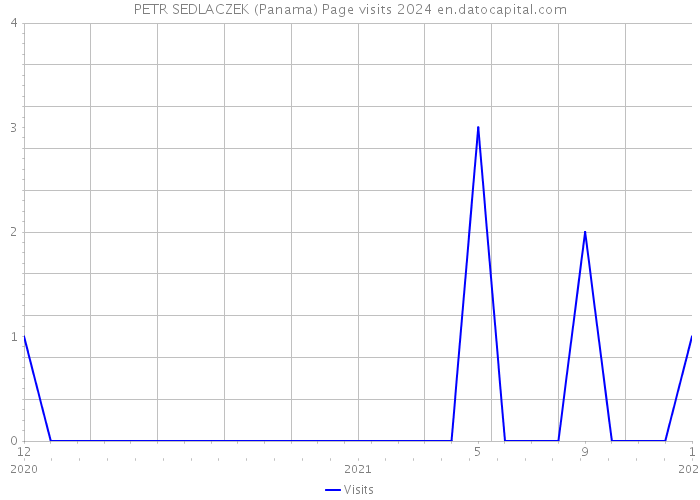 PETR SEDLACZEK (Panama) Page visits 2024 