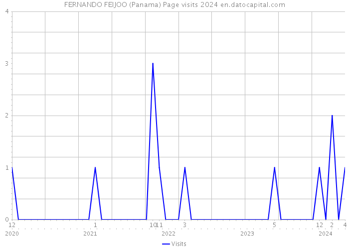 FERNANDO FEIJOO (Panama) Page visits 2024 