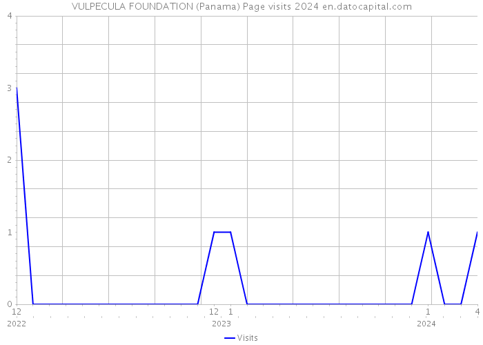 VULPECULA FOUNDATION (Panama) Page visits 2024 
