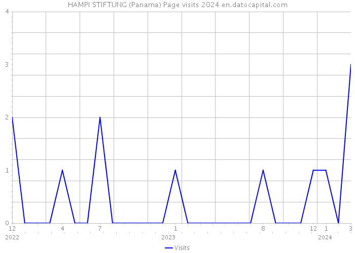 HAMPI STIFTUNG (Panama) Page visits 2024 