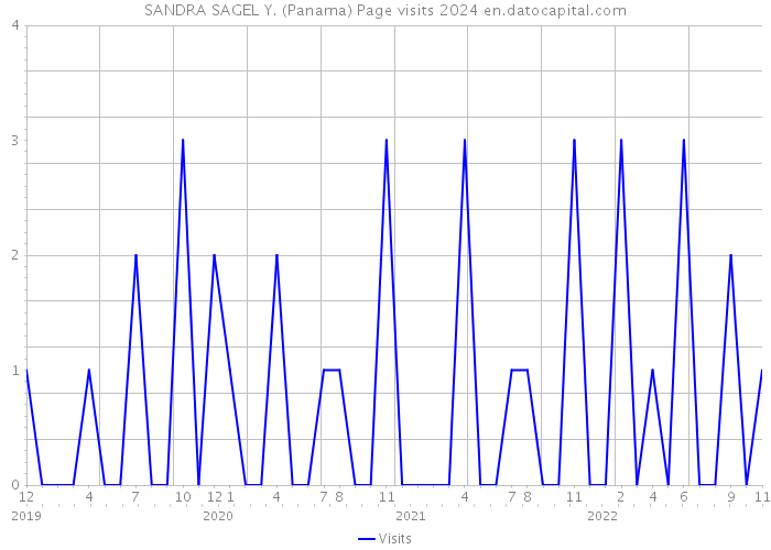 SANDRA SAGEL Y. (Panama) Page visits 2024 