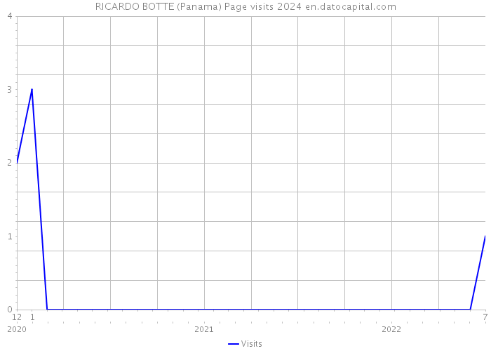 RICARDO BOTTE (Panama) Page visits 2024 
