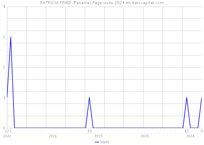 PATRICIA FRIED (Panama) Page visits 2024 